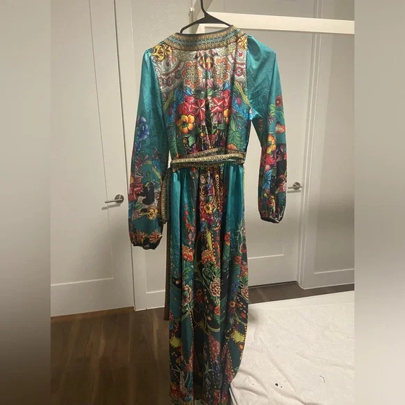 Dalia Mc Phee Women’s Floral Wrap Size M - Picture 3 of 8